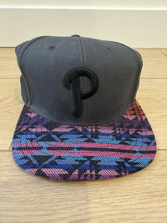 Other - Philadelphia Phillies Throwback Snapback Baseball Cap Grey, Black And Multi